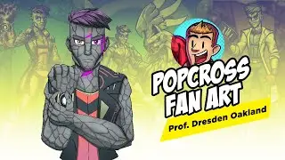 POPCROSS Studios Fan Art! |  #2 Professor Dresden Oakland | Lore & Speed Draw | Fan Art Friday