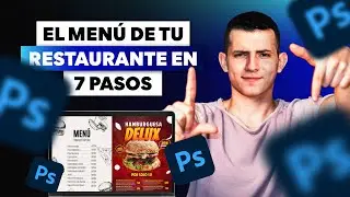 🍽️ Crea tu Carta Men&uacute; en Adobe Photoshop: 7 Pasos F&aacute;ciles con Plantillas Gratis