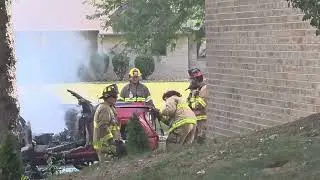 Firefighters extinguish Vehicle fire Whitney Court Unity Township 8/12/25