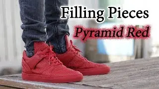 Filling Pieces | Pyramid Red - Low Top Transformed | Close Up + On Feet