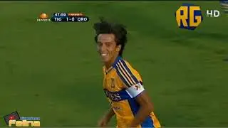 TIGRES 2-2 QUER&Eacute;TARO | JORNADA 4 APERTURA 2012 | LIGA MX | GOLES DE LUCAS LOBOS & JUNINHO