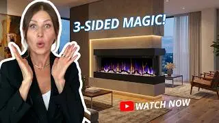 Touchstone Chesmont Electric Fireplace: A 3-Sided Magic!