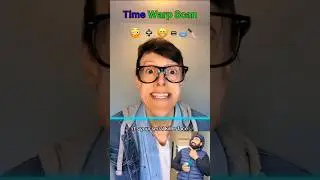 TIME WARP Filter SHOCKED Me 😱 Wait for the End! 🤣 Trend 2026 #funny #comedy  #shorts