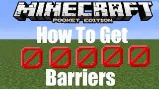 How to get Barrier Blocks In minecraft PE 1.0.5 / 1.0.6/1.1/1.1.1/1.1.2/1.1.3/1.2 MCPE Secret Blocks