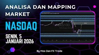 Analisa & Mapping Market NASDAQ Hari Ini | Senin, 5 Januari 2026