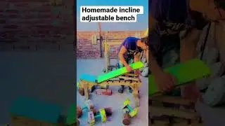 Homemade incline adjustable bench | @ ufc usman fitness club #short