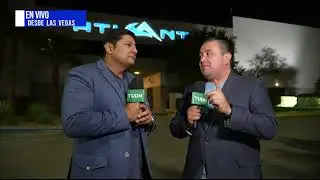 Ya en Las Vegas, con los mejores: @elzarcaguilar @inaky_arzate @Canelo por #TelevisaUnivisionGDL
