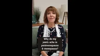 Joints feeling achy & stiff? I explain why joint pain is very common in perimenopause & menopause...
