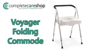 Voyager Folding Commode - Ideal For Traveling