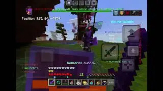 Minecraft PvP #Java style PvP in Bedrock #Dgnetwork