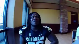 CU Media Day - Defensive Tackle Nate Bonsu