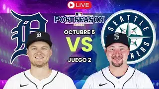 Previa Detroit Tigers vs Seattle Mariners EN VIVO | Juego 2 Ronda Divisional MLB 2025 ⚾🎙️