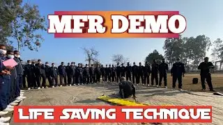 MFR Demo By Trainees ! Critical Injury Victim Handling By Trained MFR ! Live Demo