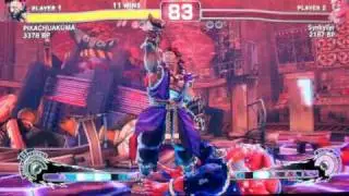 SSFIV ENDLESS BATTLE MATCH JR RODRIGUEZ ( AKUMA ) VS Synkyller ( HAKAN ) ON XBOX 360 GAME 12