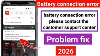 🔌battery connection error please contact the customer support center realme c55/battery connection
