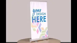 24in Table Top Banner Stand ECONOMY | TBS24WET