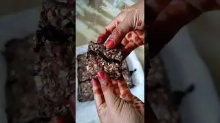 Ragi Choco Fudgy Brownie ❤️ #shorts #ytshorts #ragibrownie #healthubrownie