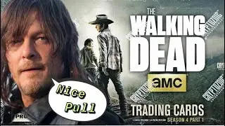The Walking Dead Trading Cards Season 4 Part 1 Unboxing