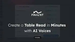 How to Create a Professional Table Read in Minutes with AI