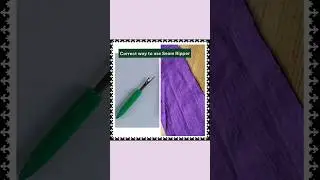 correct way to use Seam Ripper l how to use seam ripper l sewing tips and tricks