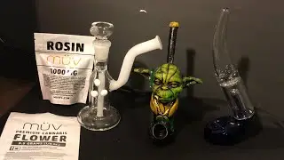 Muv Flower & Rosin Haul And New Pipes Medical Marijuana Review Florida #flmmjcollective