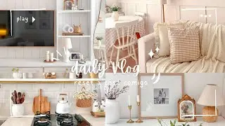 VLOG: reset home | organizando a casa | casa/cozinha clean | redecorando | limpeza | decoração 