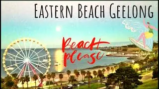 4K Walking Tour | Eastern Beach Geelong | Australia | Natural Sound