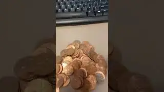 Searching  my daughter's  pennies for old key dates.
