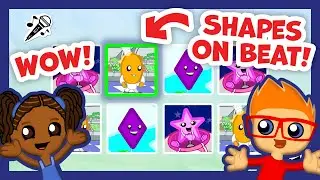 Say The Shape On Beat! | Level 2 | Easy Medium Hard | Preschool Prep Company