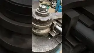 Bending a hand rail too big for the workshop