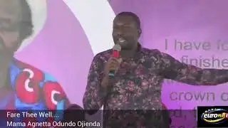 EDWIN SIFUNA ON FIRE AS PEOPLE WALK OUT OF FUNERAL