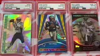 Tom Brady Topps Hobby Masters Insert Card Run Complete in PSA 10 🏈