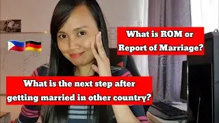 Report of Marriage: Philippine Embassy in Berlin