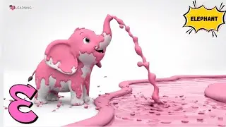 Цвета животных от А до Я 🦓🐘 | Изучаем цвета и животных для детей | Веселый анимационный ролик для...