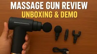  Best Mini Massage Gun Unboxing & Review | Powerful Muscle Relaxation Tool #massagegun @open1mbox