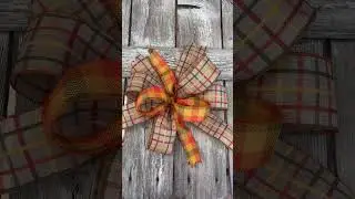 Fall Bow by Hand for Beginners | Easy DIY Bow Tutorial