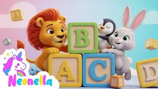 ABC Songs A to D | ABC Song for Kids | @NeonellaKids Nursery Rhymes & Kids Songs