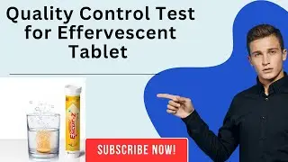 Quality Control Test for Effervescent Tablet #pharma #effervescent