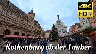 Rothenburg ob der Tauber - Walking Tour (4K)