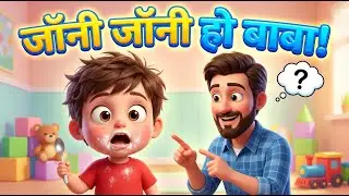 Johnny Johnny Ho Baba 3D | Marathi Nursery Rhyme for Kids