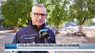 Civilās dro&scaron;ības mācības Dobelē: ko darīt, ja pazūd elektrība