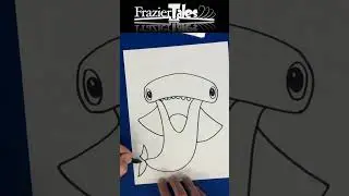 Hammerhead Shark 🦈 Easy Peasy 🦈 Learn How to Draw with Frazier Tales 🦈