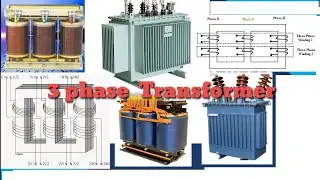 Three phase transformer construction working