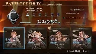 Granblue Fantasy Relink - Zathba's Volunteers - AFK Clear (17:08 IGT) + Build