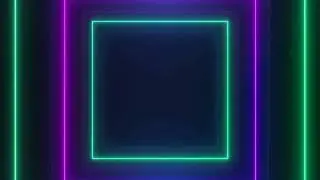 Blue Purple Neon Futuristic Corridor Background Loop | Abstract Light Tunnel #light #stage #vj