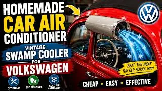 Homemade car air conditioner Vintage Swamp cooler for volkwagen