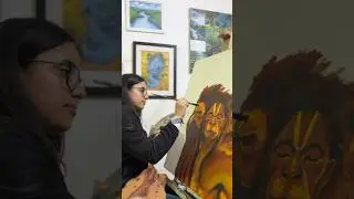 Panchmukhi hanuman ji painting in progress 🙏🏻