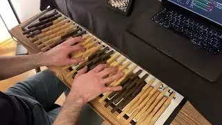 Checking out the FIVE-SEVEN color layout for the RR Janko Keyboard