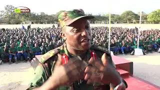Kamanda Kikosi Makutupora JKT Kanali Festo Mbanga awashukuru wazazi kuruhusu vijana wao kuja JKT