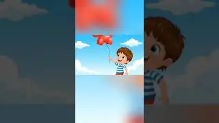 Balloon dog 🐕🎈 #animation #cartoon #forkids #rhymes #balloon #ai #fun #kids #kidssong #cute #funny